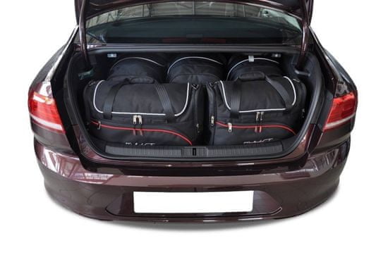 KJUST Sada 5ks cestovních tašek AERO pro VW PASSAT LIMOUSINE 2014+