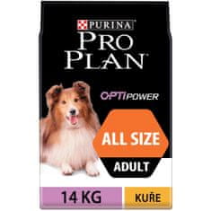Purina Pro Plan Adult All Size OPTIPOWER kuře 14 kg