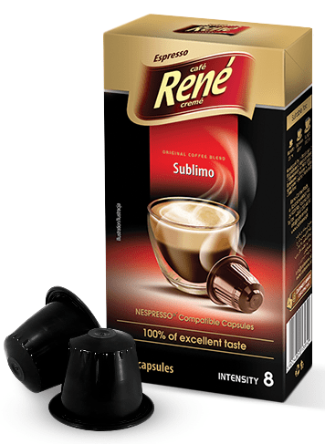René Sublimo kapsle pro kávovary Nespresso, 10ks