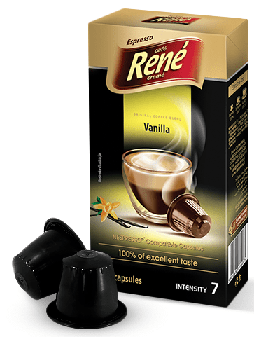 Levně René Espresso Vanilla kapsle pro kávovary Nespresso, 10ks
