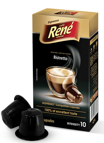 Levně René Ristretto kapsle pro kávovary Nespresso, 10ks