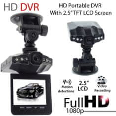 Přenosná HD kamera s LCD obrazovkou - do auta