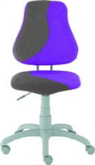 Alba Rostoucí dětská židle Fuxo S-Line fialová / šedá