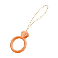 MG Diamond Ring přívěšek na mobil, oranžový