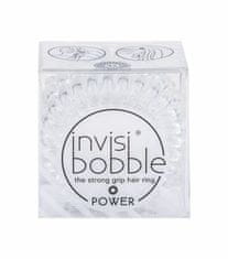 Invisibobble 3ks power hair ring, crystal clear