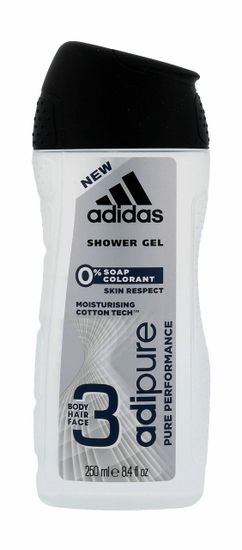 Adidas 250ml adipure, sprchový gel
