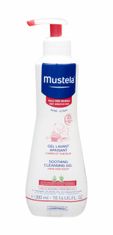 Mustela 300ml bébé soothing cleansing gel hair and body