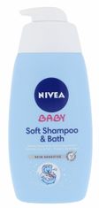 Nivea 500ml baby soft shampoo & bath, šampon