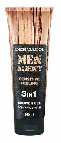 Dermacol 250ml men agent sensitive feeling 3in1