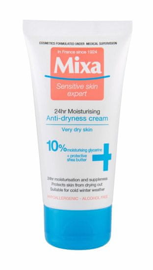 Mixa 50ml anti-dryness 24h moisturising, denní pleťový krém