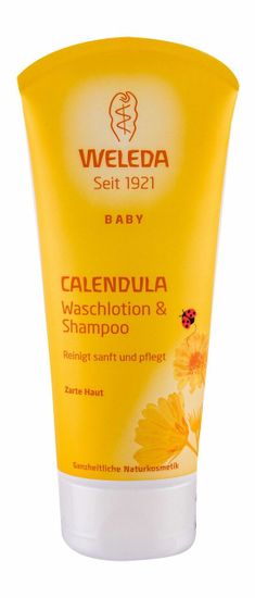 Weleda 200ml baby calendula shampoo and body wash, šampon