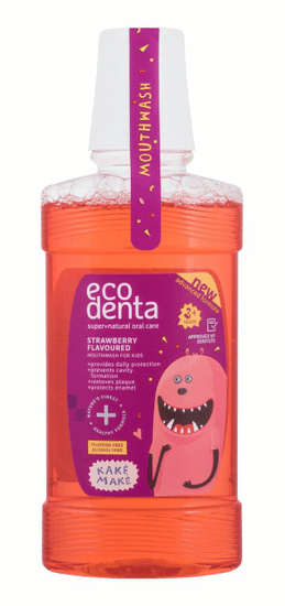 Ecodenta 250ml super+natural oral care strawberry