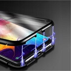 MG Magnetic Full Body Glass magnetické pouzdro na Samsung Galaxy S21 Ultra, černé
