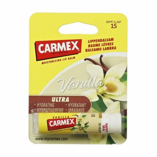 Carmex 4.25g vanilla spf15, balzám na rty