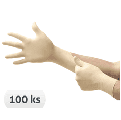 Ansell Jednorázové latexové rukavice Touch N Tuff Ansell 69-318 nepudrované, 100ks