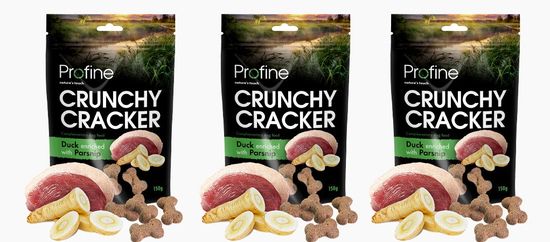 Profine Dog Crunchy Cracker Duck enriched with Parsnip 3 x 150 g