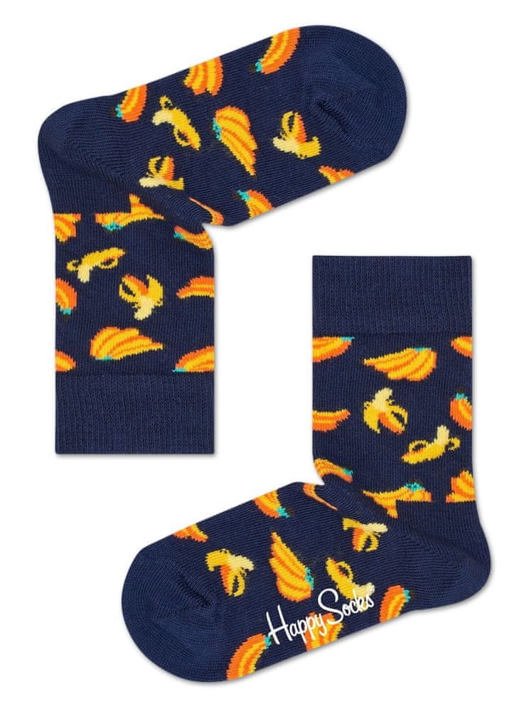 Happy Socks dětské ponožky Banana Sock 24 - 26 tmavě modrá