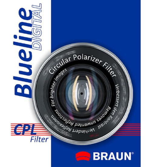 BRAUN C-PL BlueLine polarizační filtr 55 mm
