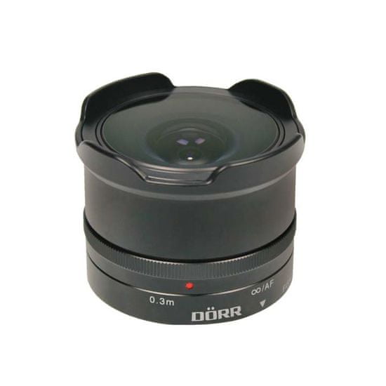Doerr Fisheye MC 12mm f/7.4 objektiv pro Canon EF M