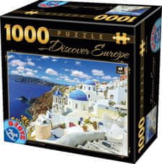 D-Toys  Puzzle Santorini, Řecko 1000 dílků