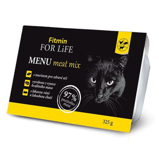 Fitmin For Life cat MENU meat mix 12 x 325g