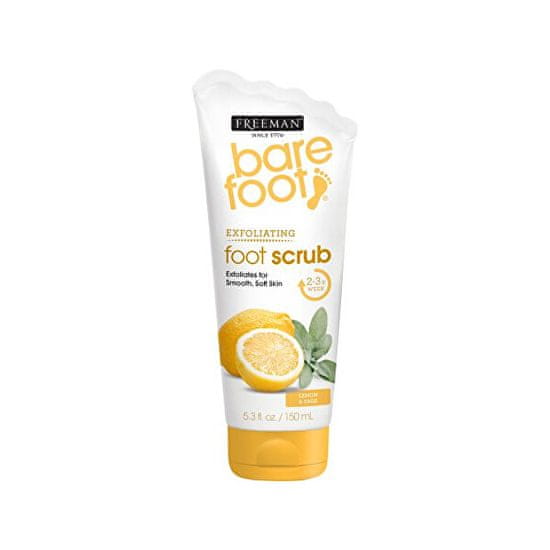 Freeman Revitalizační peeling na nohy s citronem a šalvějí (Revitalizing Foot Scrub Lemon & Sage) 150 ml