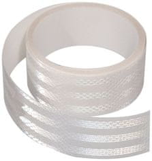 shumee Samolepící páska reflexní - 1 m x 5 cm, bílá
