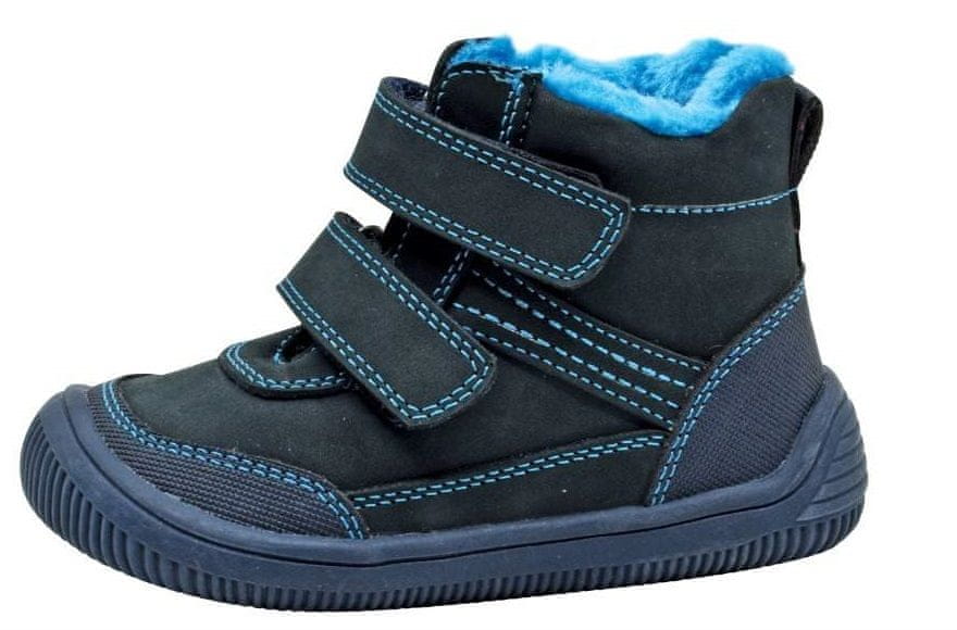 Protetika chlapecká flexi barefoot obuv Tyrel Navy 25 tmavě modrá - zánovní