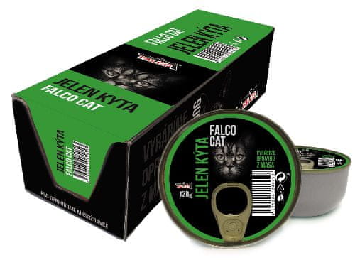 FALCO Cat jelení kýta 8x120 g expirace 31/5/2022