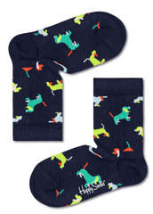 Happy Socks dětské ponožky Kids Puppy Love Sock 24 - 26 černá