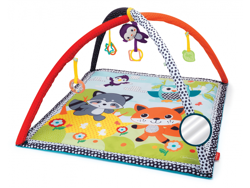 Levně Infantino Hrací deka s hrazdou Safari