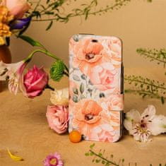 Mobiwear Flip pouzdro na mobil Apple iPhone 8 Plus - MP02S Pastelové květy