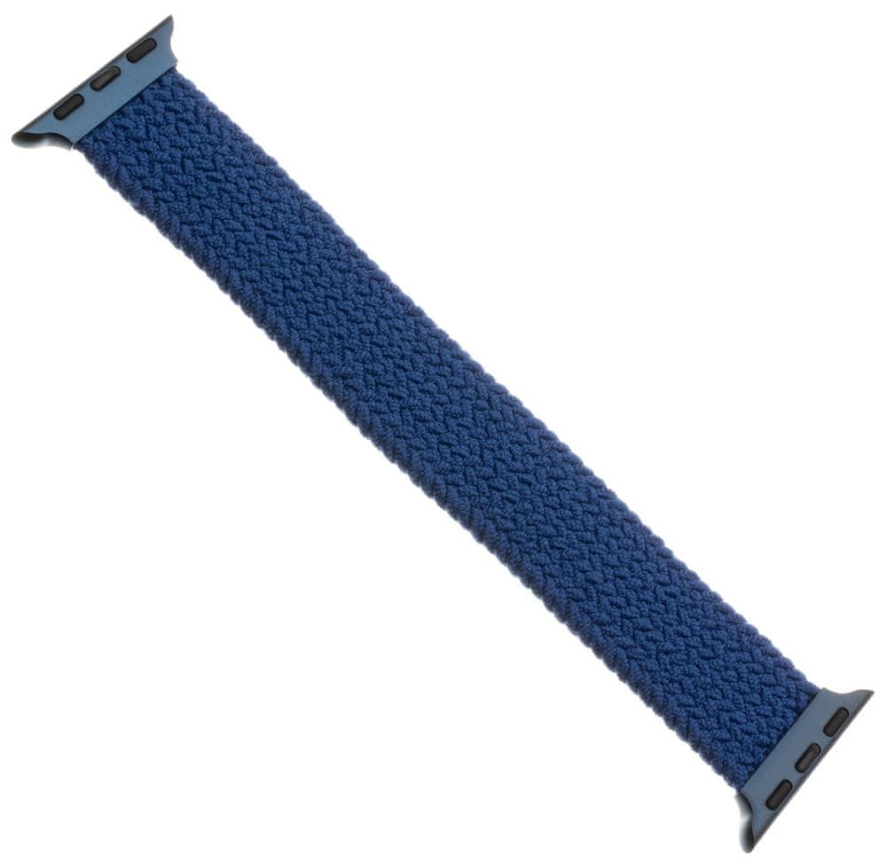 FIXED Elastický nylonový řemínek Nylon Strap pro Apple Watch 38/40mm, velikost XL FIXENST-436-XL-BL, modrý