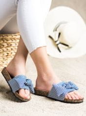 Vinceza Pohodlné nazouváky modré dámské bez podpatku, odstíny modré, 36
