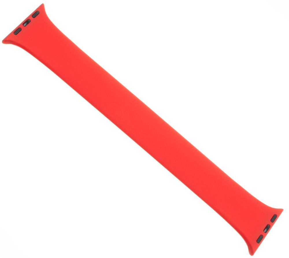 FIXED Elastický silikonový řemínek Silicone Strap pro Apple Watch 42/44mm, velikost XS FIXESST-434-XS-RD, červený