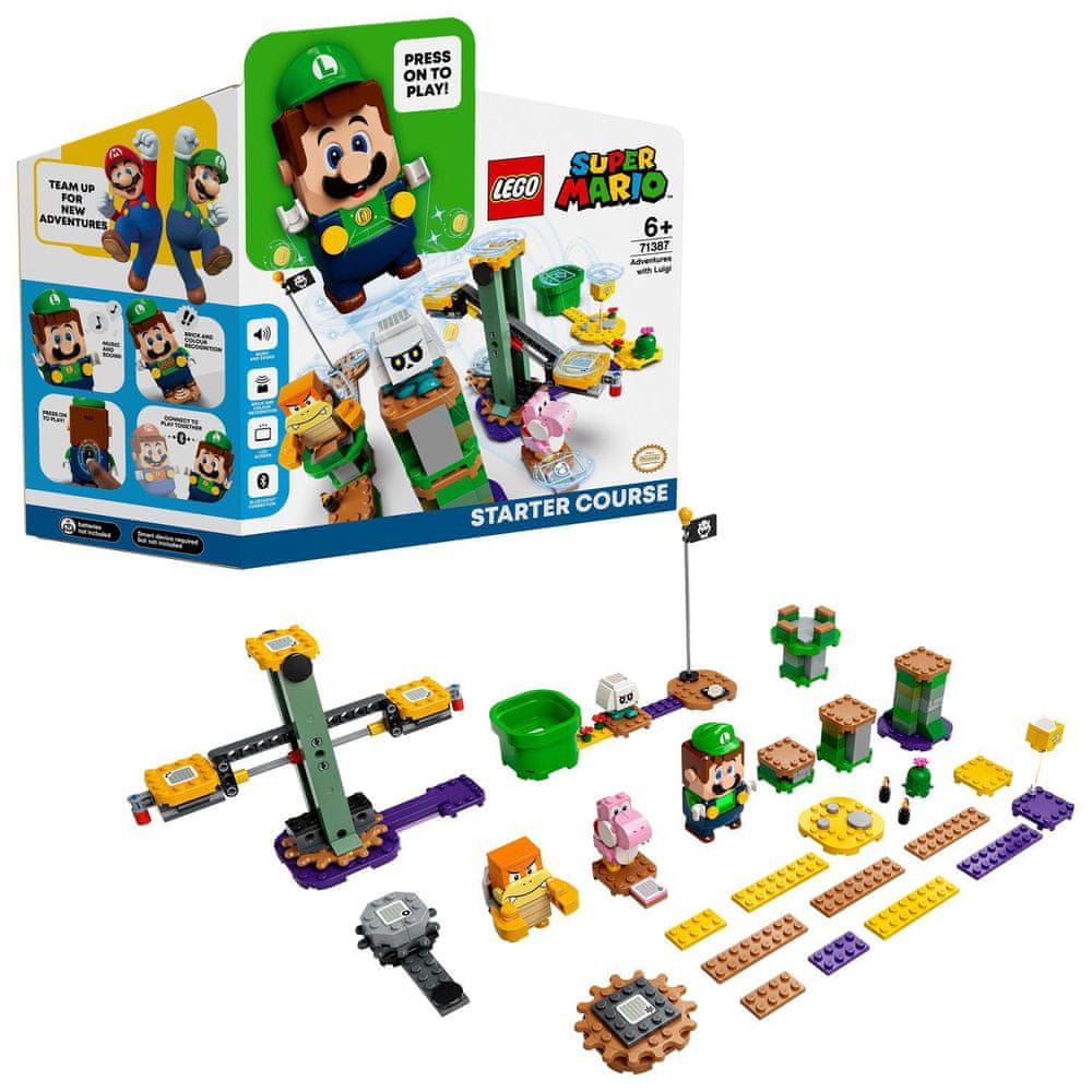 Levně LEGO Super Mario 71387 Dobrodružství s Luigim – startovací set