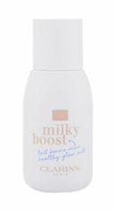 Clarins 50ml milky boost, 02 milky nude, makeup
