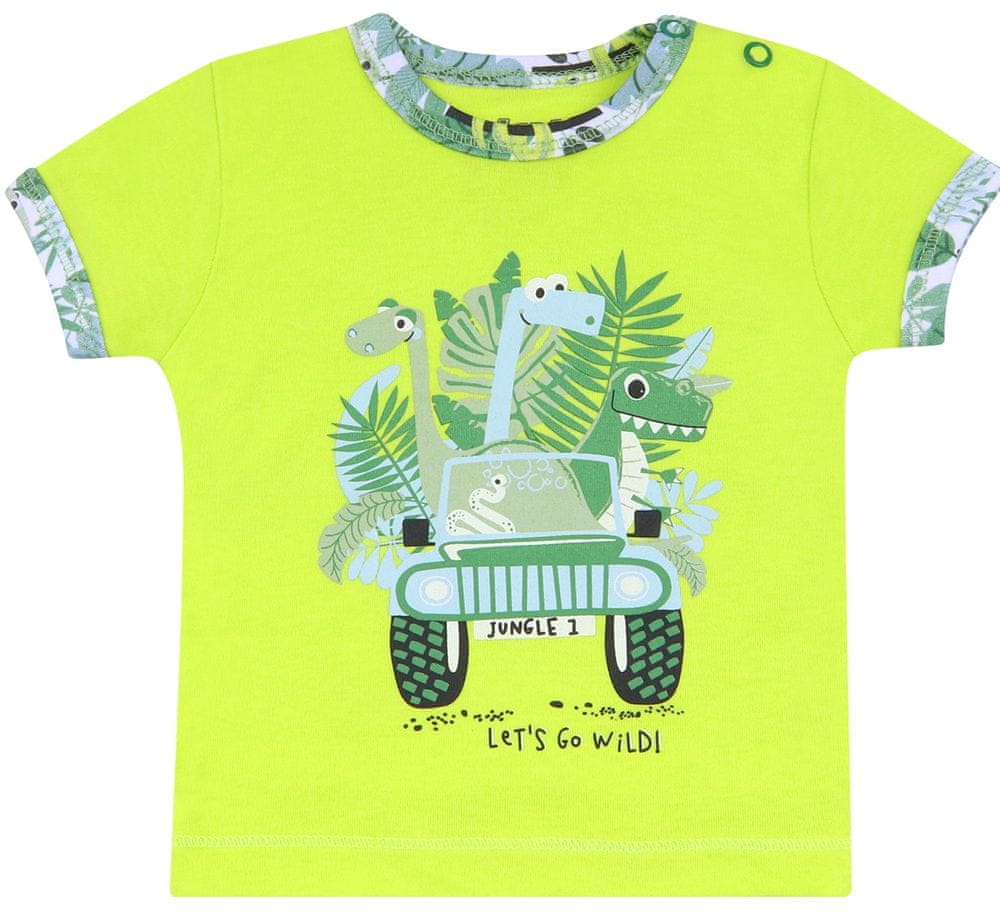 Nini chlapecké tričko z organické bavlny ABN-2769 56 zelená
