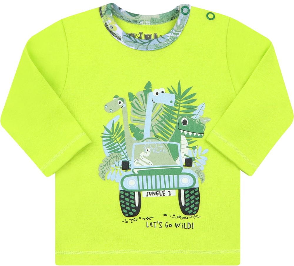 Nini chlapecké tričko z organické bavlny ABN-2769 86 zelená