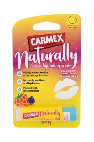 Carmex 4.25g naturally, berry, balzám na rty
