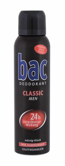 bac 150ml classic 24h, deodorant