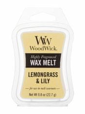 Woodwick 22.7g lemongrass & lily, vonný vosk