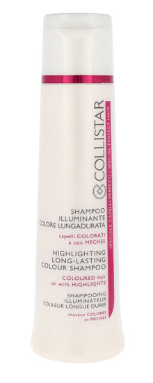 Collistar 250ml long-lasting colour highlighting, šampon