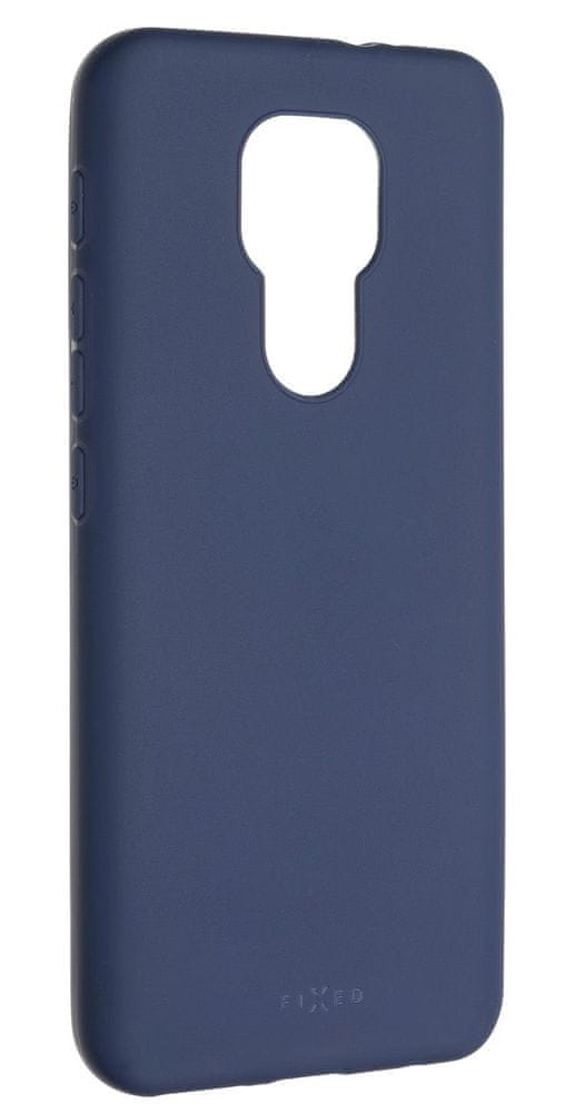 FIXED Zadní pogumovaný kryt Story pro Motorola Moto E7 Plus FIXST-591-BL, modrý