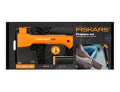 Fiskars Set na oheň sekera X5 + nůž + ostřič 1057913
