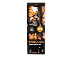 Fiskars Set na štípání dřeva sekera X21 + sapina XA2 1025438