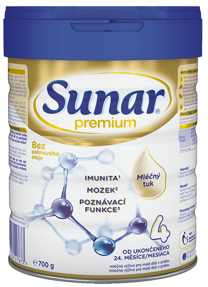 Sunar Premium 4, batolecí mléko, 700g