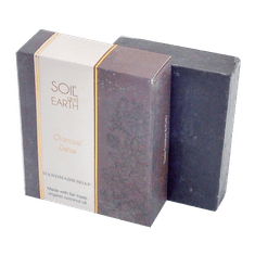 Soil and Earth Tuhé ájurvédské bio mýdlo - Charcoal Detox