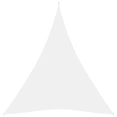 Vidaxl Stínící plachta oxfordská látka trojúhelníková 4 x 5 x 5 m bílá