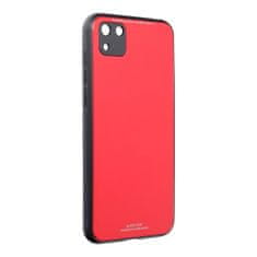 Huawei Obal / kryt na Huawei Y5P červený - Glass Case